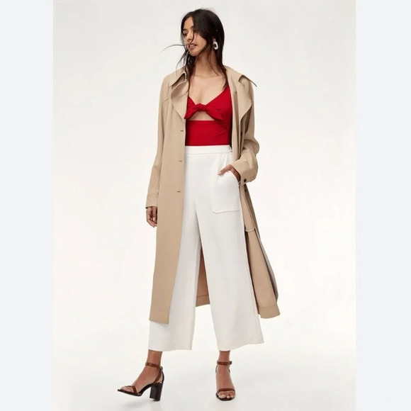 Aritzia Wilfred Noe Bodysuit Bathing Suit NWT Melon Blush Pink Size  Medium - Picture 7 of 10